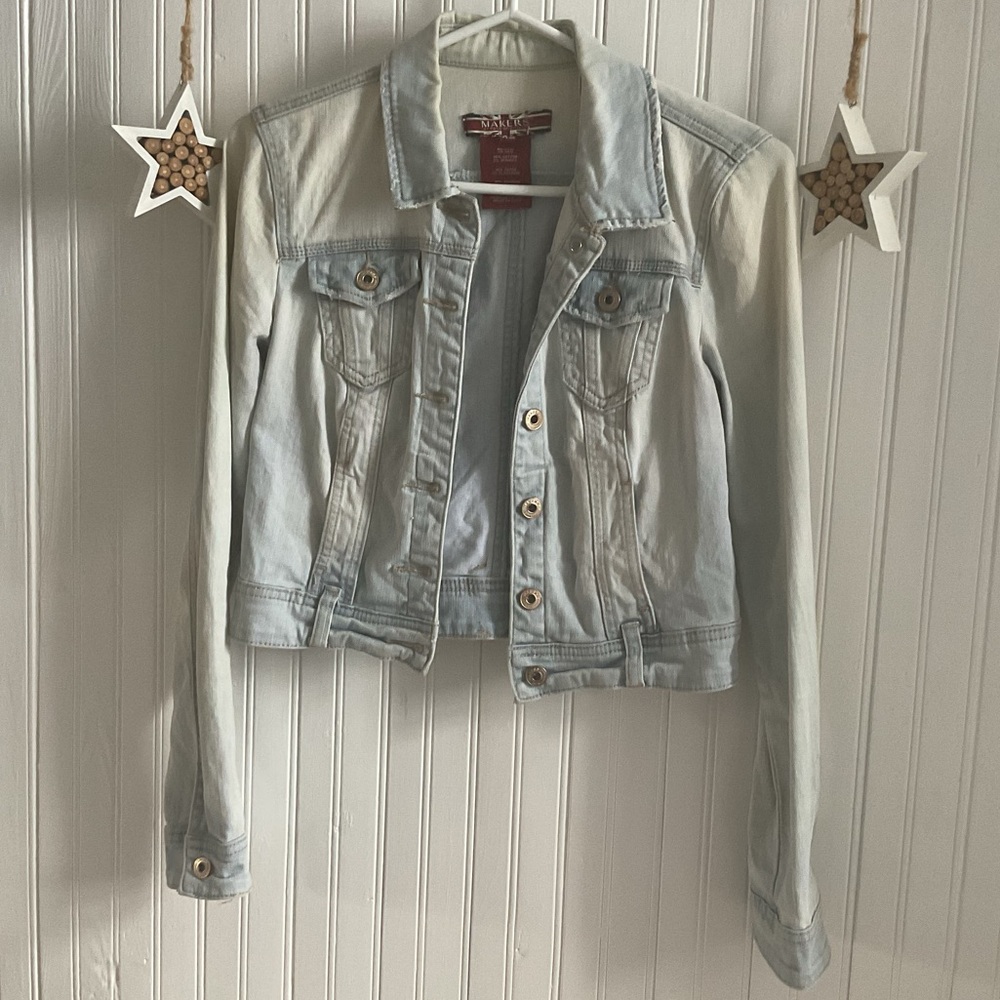 MAKERS🩵Women's Soft Blue Jean Jacket